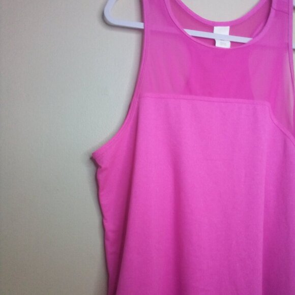 BCG Tank Top XL Women Racer Back Open Back Active Pink - Picture 4 of 15